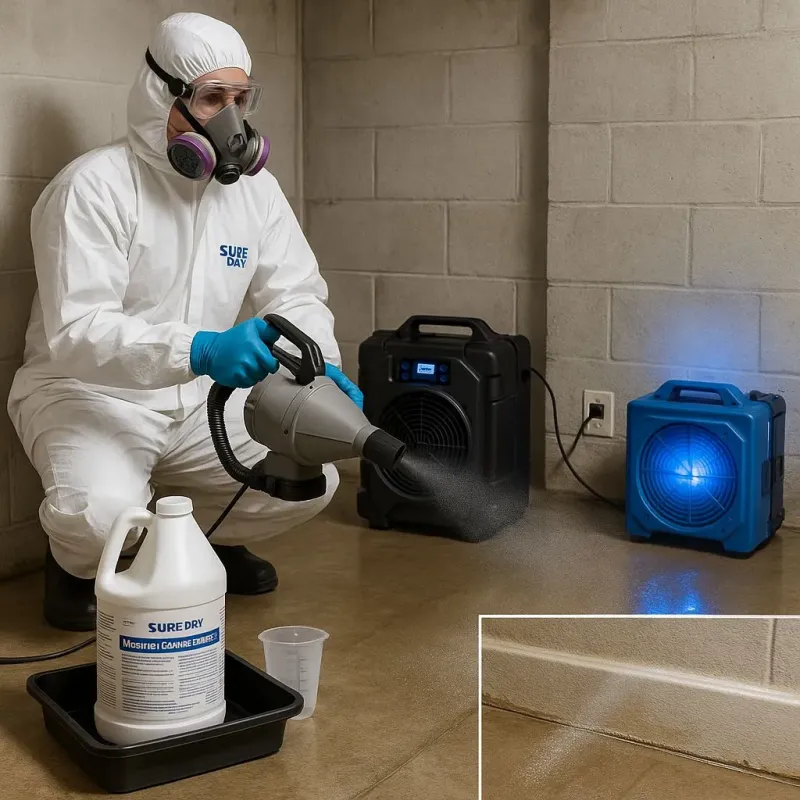 Sanitization and Odor Removal process in Hamilton County, TX