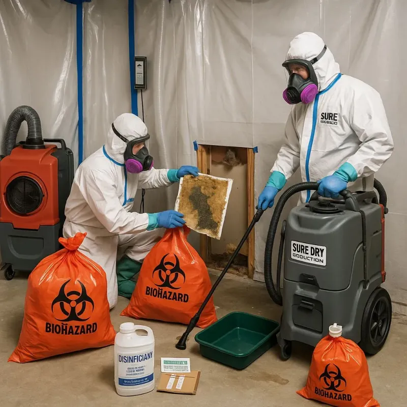 Contaminated Water Handling Protocols process in Hamilton County, TX