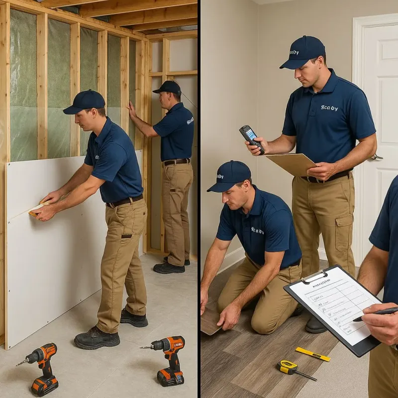 Repairs and Reconstruction process in Hamilton County, TX